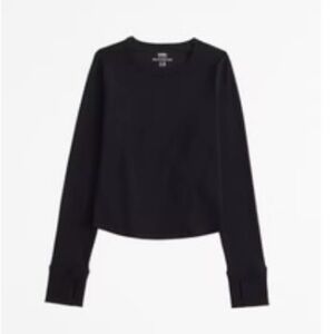 Abercrombie Kids Girls Black Long-Sleeve Tee